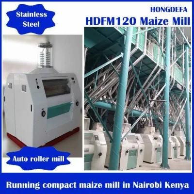 High Efficiency/Low Cost 100t Maize Flour Processing Machine Maize Mill