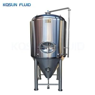 Barrel Food Grade Ethanol Jacketed Berewery Equipment Beer Fermenter