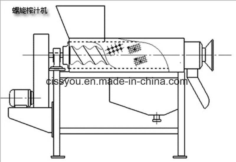 Fruit Carrot Juice Extruding Making Juicer Extractor Press Machine