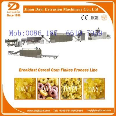 Chocolate Balls Corn Flakes Breakfast Cereals Processing Line