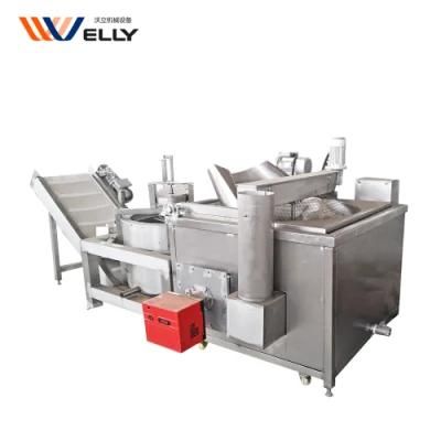 Well Designed Garlic Onion Ring Frying Pork Rinds Fryer Machine Gas Heaing Type