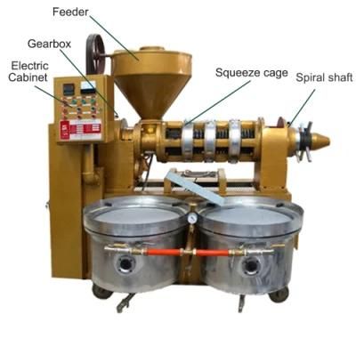 Automatic Sunflower Oil Press with Filtering Heating System