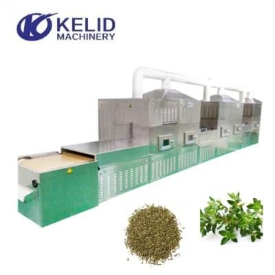 Microwave Thymus Vulgaris Drying Machine Herbs Dehydrating Sterilizing Machine