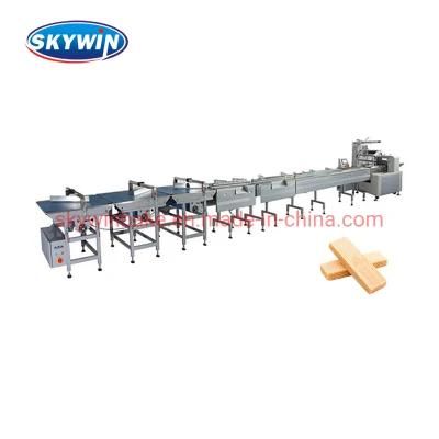 Skywin Automatic Biscuit Stacking and Feeding Packing Machine Star Starcker
