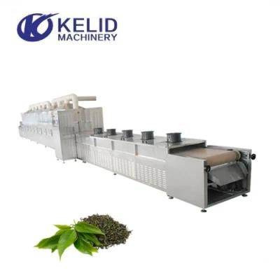 Microwave Tea Leaves Flowers Fixing Drying Machine