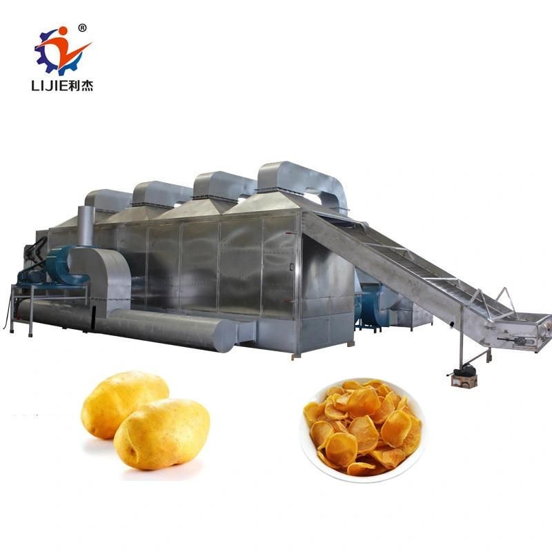 Automatic Continuous Vegetable/Fruit/Spice/Herbs/Carrot/Radish/Lemon/Apple/Peach/Onion/Potato Mesh Belt Drying Machine for Farm/Food Plant/Factory