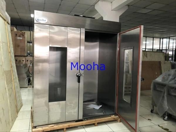Commercial Double Doors Dough Prover Stainless Steel Hot Air Circulation Proofer Retarder Proofer Bakery Machines 64 Trays Dough Fermentation Proofer