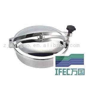 Sanitary Stainless Steel Round Manhole (IFEC-MH100007)