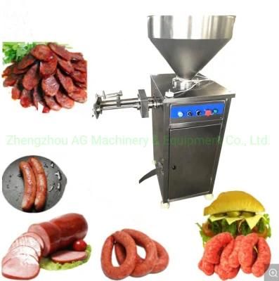 Automatic Pneumatic Sausage Stuffer Filler, Qd-II Quantitative Sausage Processing Making ...