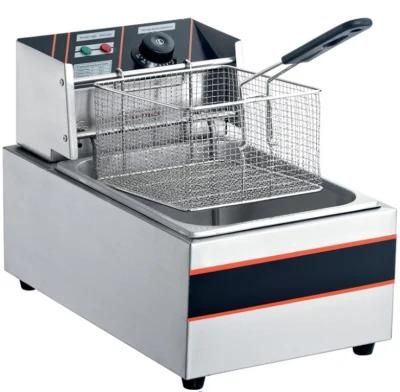 Commercial Stainless Steel Electric Deep Fryer (1-Tank, 1-Basket)