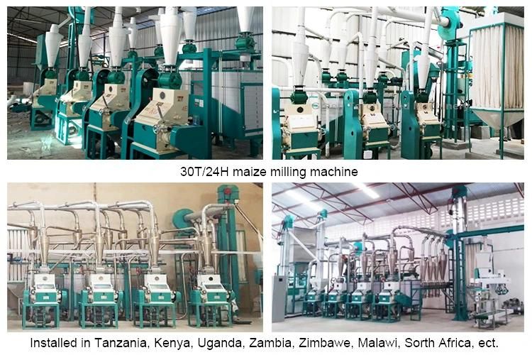 Hot Sale Low Investment 30t/24h Maize Milling Line