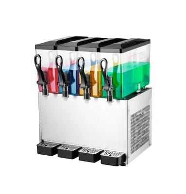 4 Tanks Orange Juice Dispenser Machine for Sale