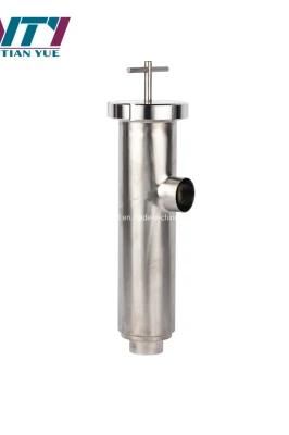 Food Grade Stainless Steel Angle Filter with Welded End