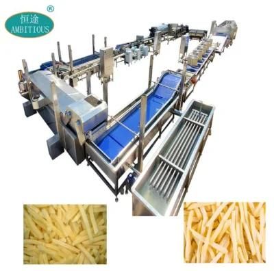 French Fries Frying Machine French Fries Making Machine / Potato French Fries Production ...