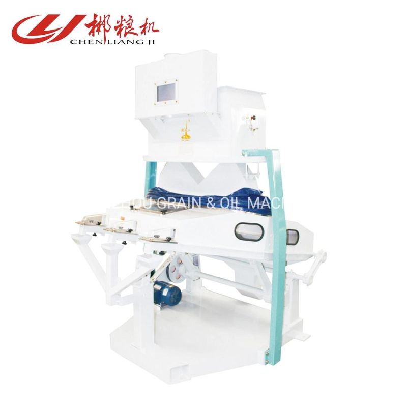 Clj Made Paddy Rice Processing Equipment Tqsx125A Suction Type Rice Destoner Machine