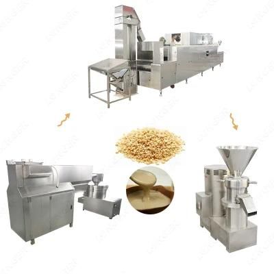 100 Kg Per Hour Sesame Seeds Drying Cleaning Grinding Machinery Sesame Butter Making ...