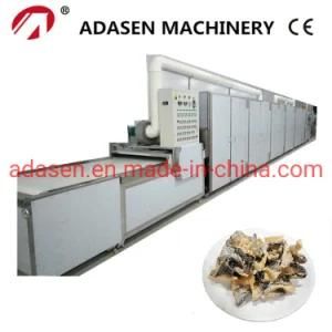 Hot Sale Tunnel Continuous Pig Skin and Fish Skin Microwave Drying and Baking Equipment