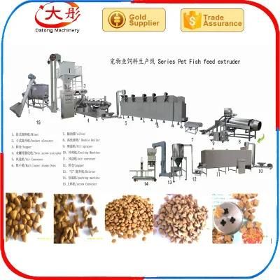 Automatic Twin Screw Dry Dog Feed Processing Extruder