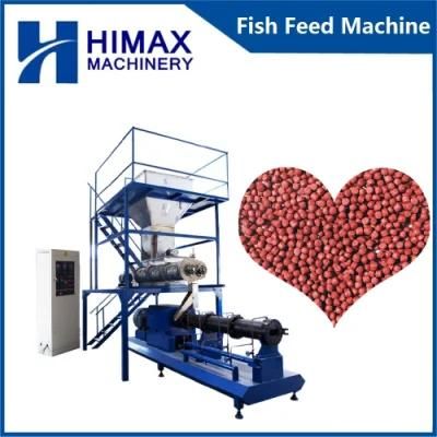 100kg to 2000kg Output Automatic Floating Shrimp Fish Feed Machine