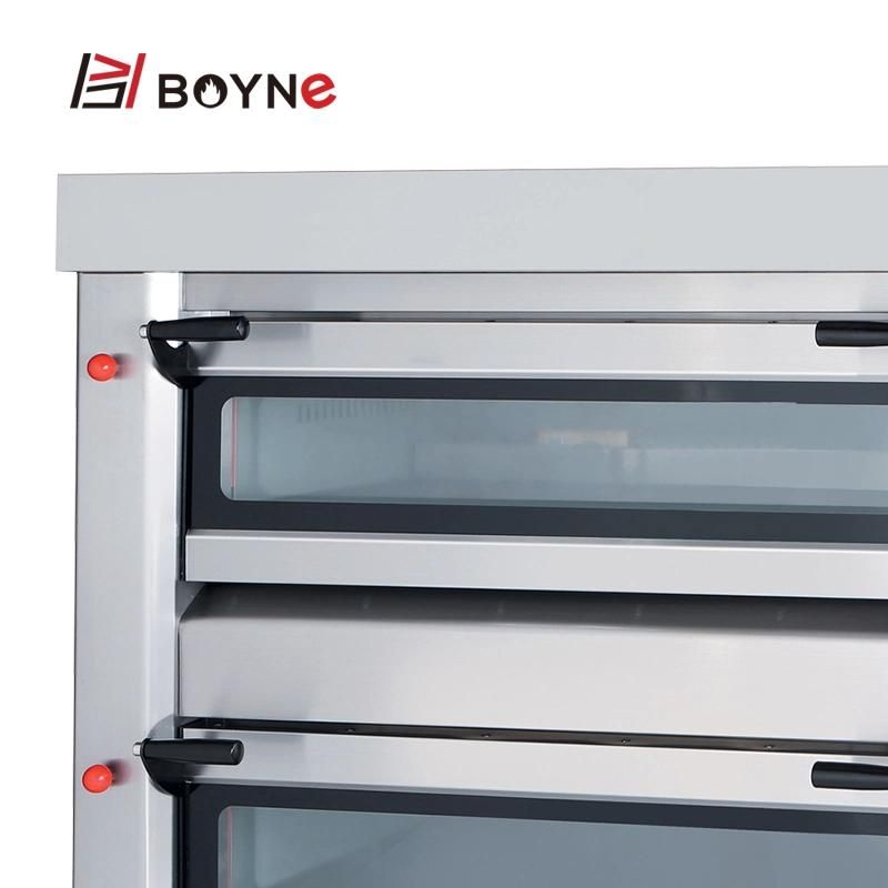 Stainless Steel Gas Bread Machine Three Deck Nine Trays Baking Oven