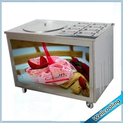 2016 New Model! 8 Toppings Stir Fry Ice Cream Machine