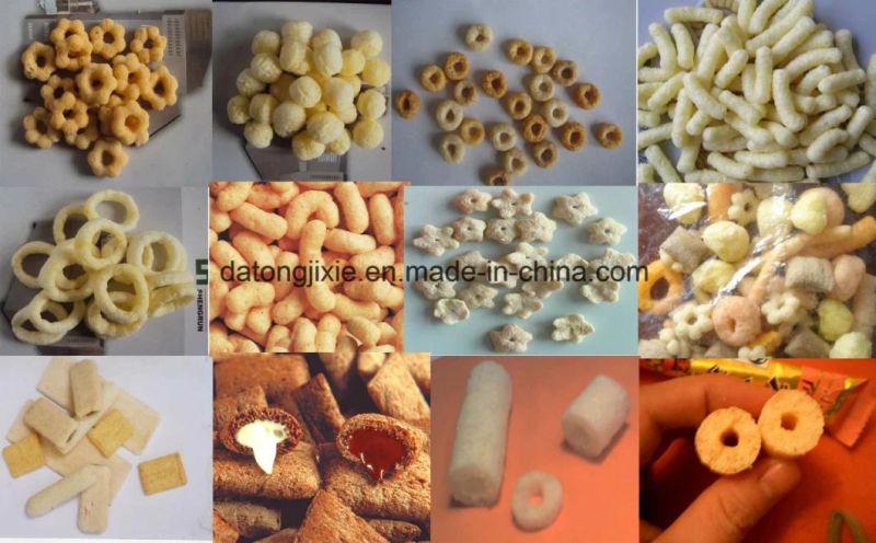 Grain Snacks Puff Corn Snack Core Filling Snack Food Extruder