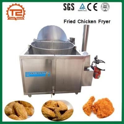 Gas Heating Potato Chips Fryer and Fried Chicken Frying Machine Fried Chicken Fryer