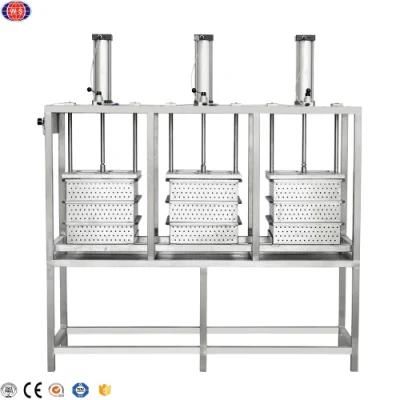 High Efficiency Pneumatic 1 to 3 Bars Cheese Press Machine