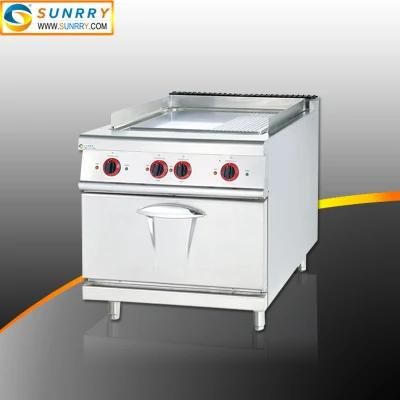 Flat Top 4 Temperature Controller Electric Griddle with Oven