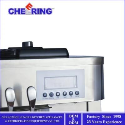 Cheering Made Commercial Precooling Air Pump Ice Cream Machine with CE
