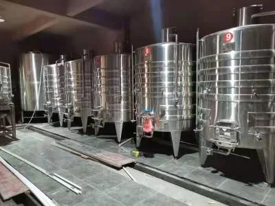 2000L 3000L Wine Fermenter with Cooling Belt