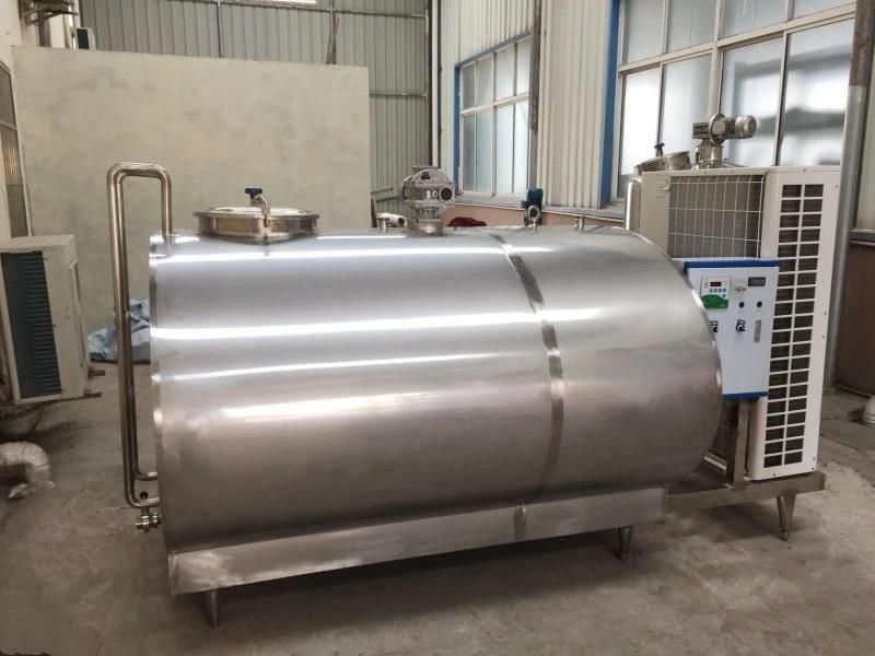 Open Type Horizontal Laying Milk Cooling Storage Tank Factory