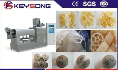 Single Screw Pasta Macaroni Puff Snack Food Extruder
