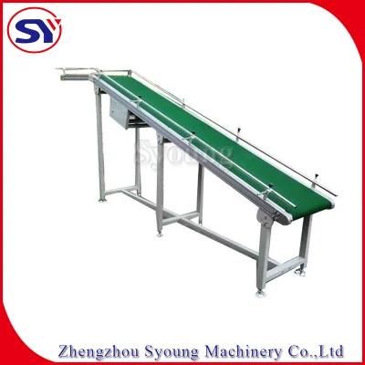 Adjustable Height Rubber V Belt Conveyor Movable Type China Supplier