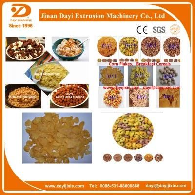 Breakfast Cereal Cornflakes Food Extruder Process Line