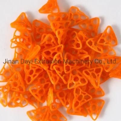 Triangle Shape Pellet 2D Snack Pellet Extruder Machine