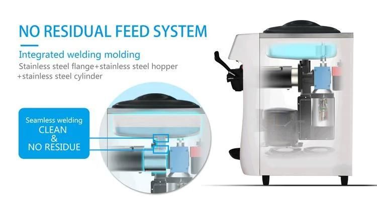 Stainless Steel Softy Ice Cream Vending Machine