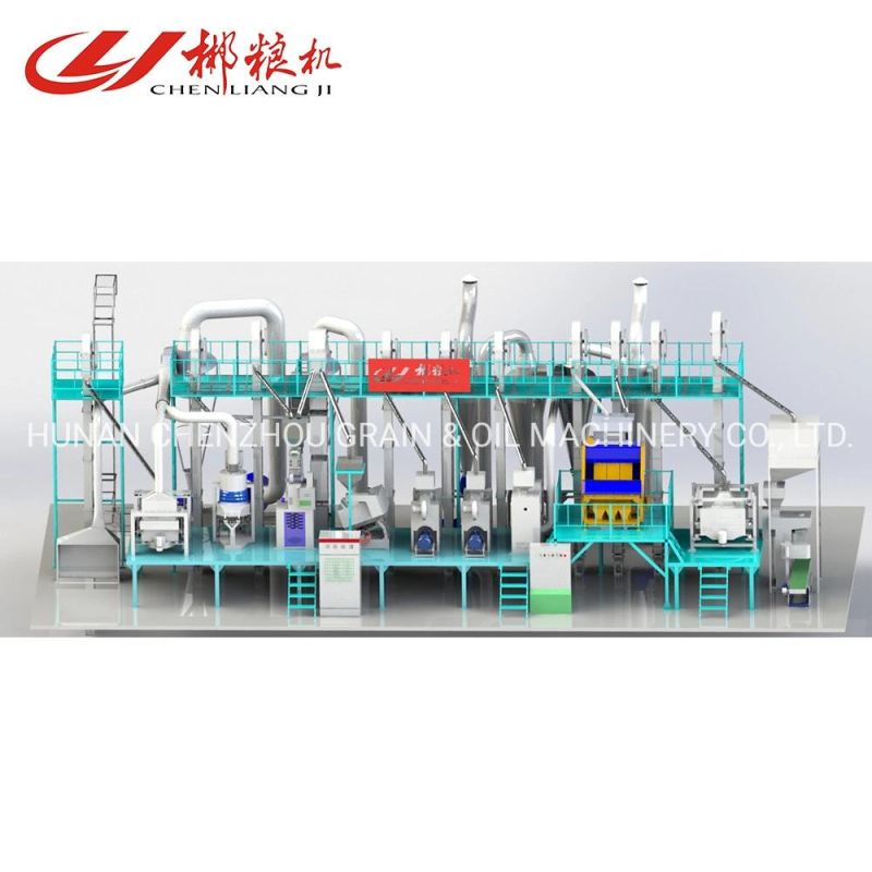 100 Tons Per Day Rice Milling Line Rice Processing Line Clj Turnkey Rice Plant Machine