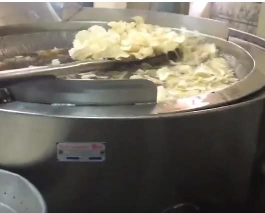 Food Frying Machine Cassava Chips Fryer Equipment Cassava Frying Machine