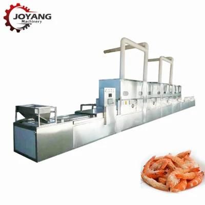 Microwave Shrimp Dryer Seafood Snacks Drying Sterilization Ripening Machine