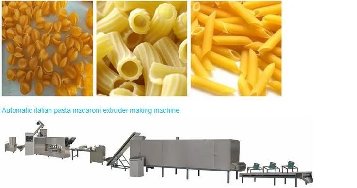 Extruded Macaroni Pasta Machine Process Equipment