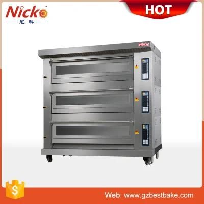 6 Trays Commercial Bakery Equipment Pizza Oven Baking Oven