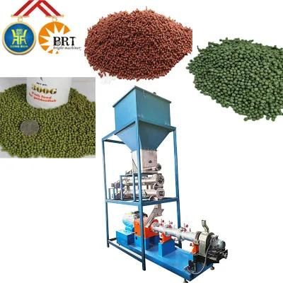 Automatic Aquatic Products Fish Pellet Making Machine Twin Screw Fish Feed Pellet Extruder