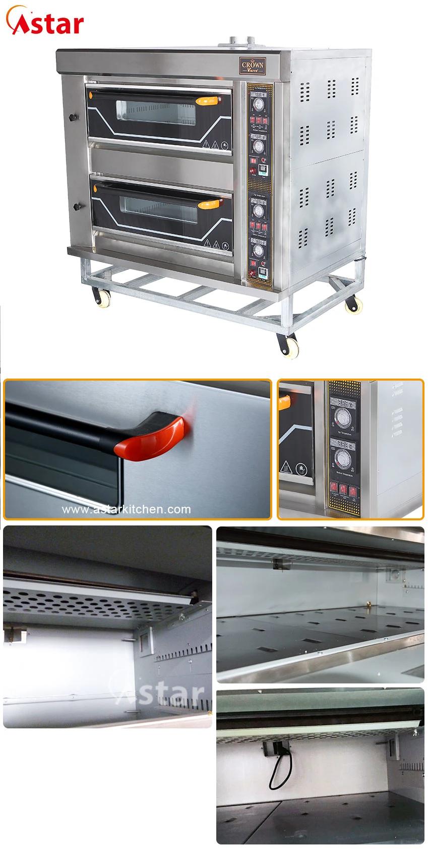 Bakery Equipment Manufacturer Gas Bakery Oven Bread Baking Oven for Sale