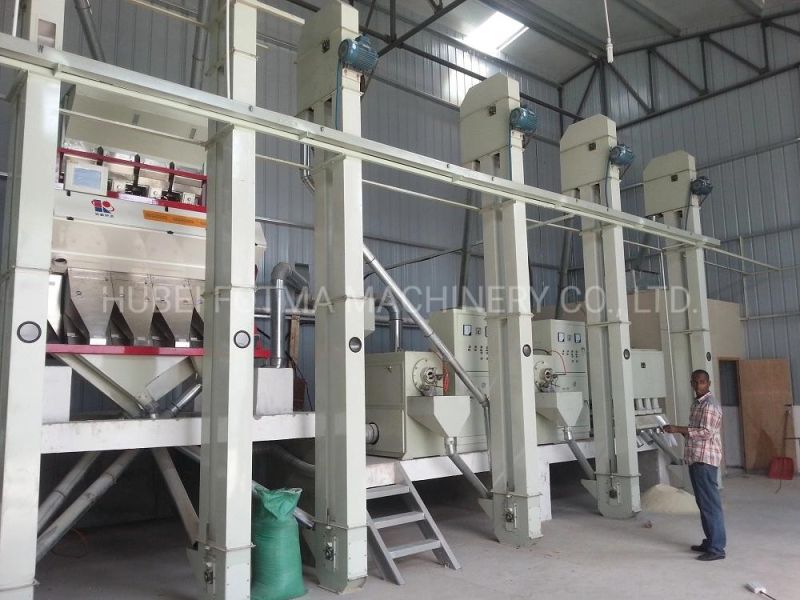 50-60 Ton/Day Integrated Rice Milling Line