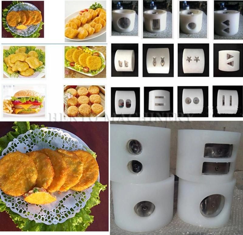 Easy Operation Hot Sale Good Quality Beef Chicken Pork Patty Pressing Frying Machine Line