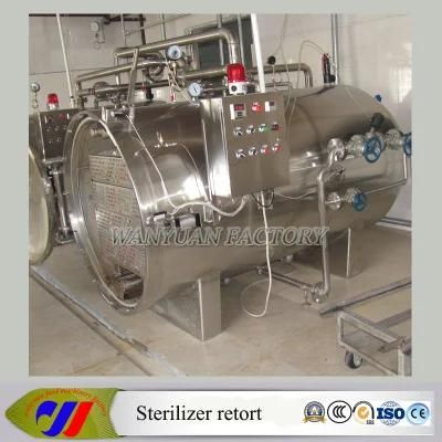 Plastic Food Packing Stainless Steel Sterilizer Autoclave Retort