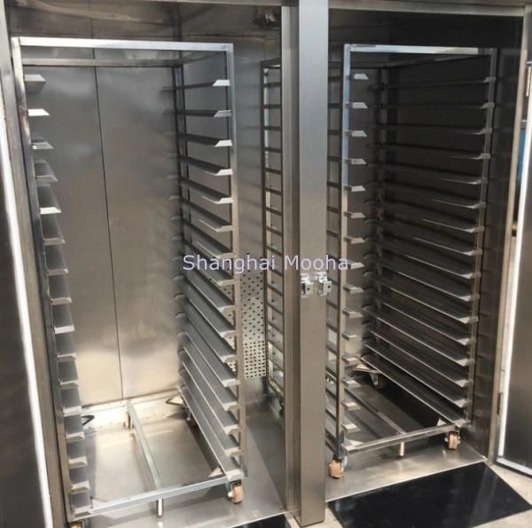 Commercial Bakery 2 Trolley Double Door Toast Loaf Croissant Bread Dough Proofer Bread Proofer for Sale