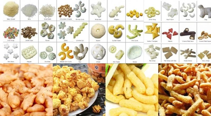 Automatic Hot Selling Core Filled Puffed Corn Rice Snack Food Machine