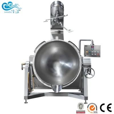 Commercial Electric Cooking Kettle with Mixer for Nougat for Chili Sauce and Spice
